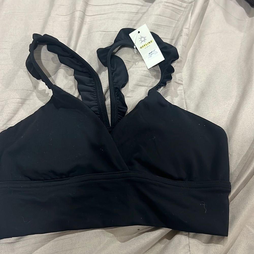 Offline black bikini top size XS BEAND NEW WITH TAG